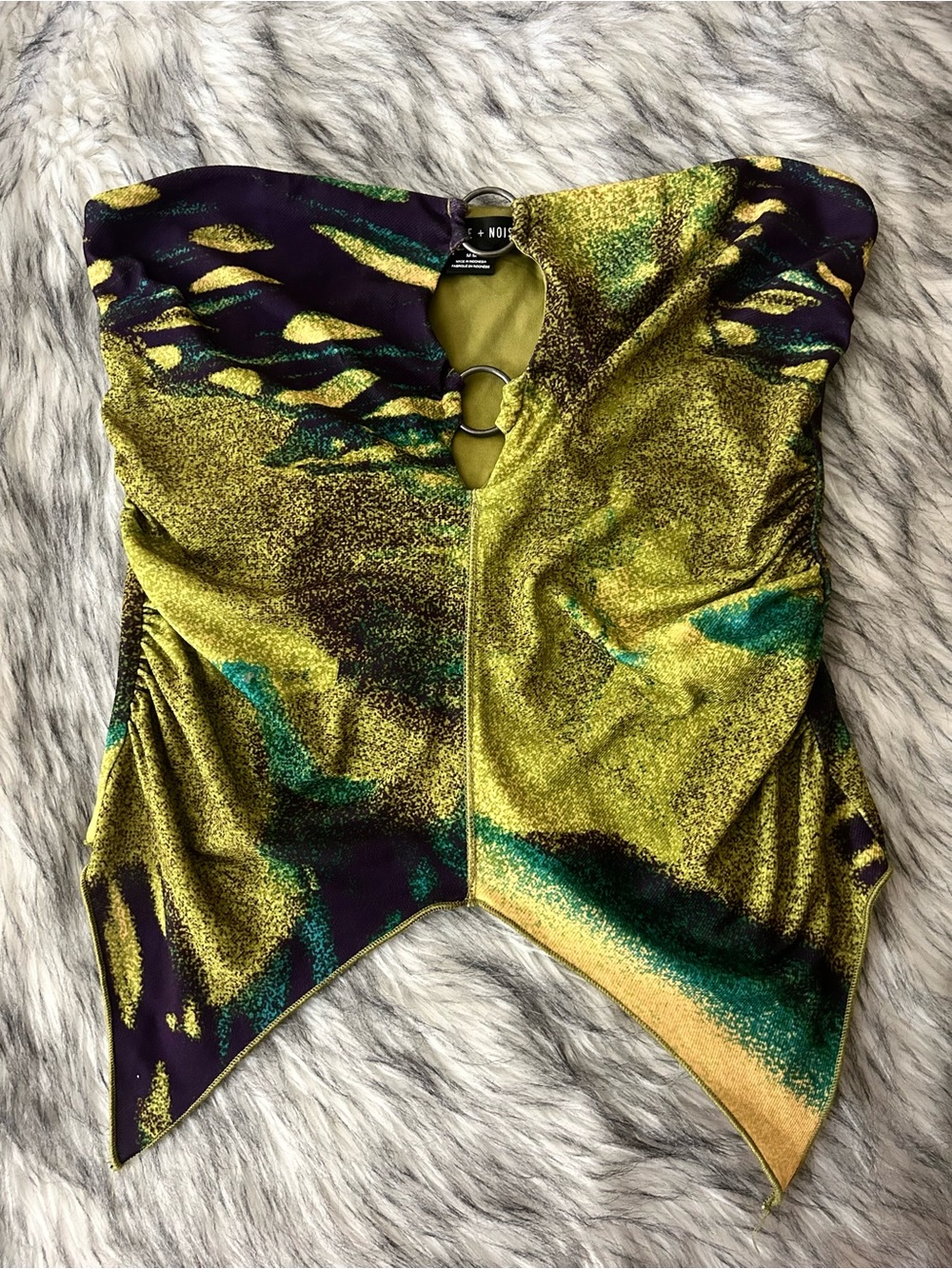 silence + noise gradient tube top